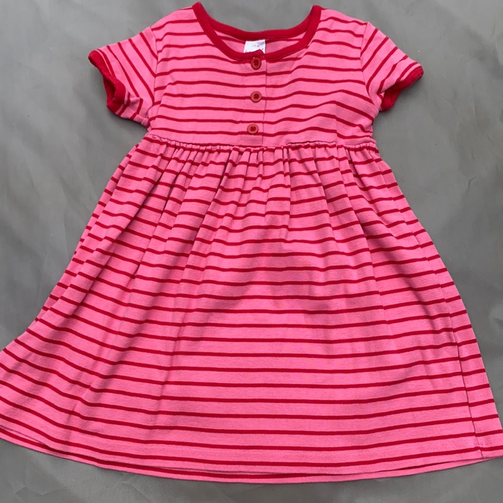 Hanna Andersson pink stripe dress